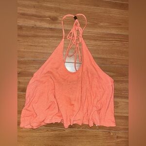Free People Flowy Crop Top Halter Size XS